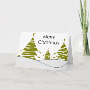 Vroege kerstkaart feestdagen kaart