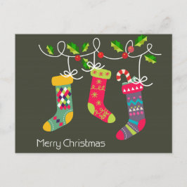 Vroege kerstkaart feestdagenkaart