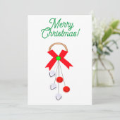 Vroege kerstkaart kaart (Staand voorkant)