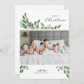 Vroege kerstkaart met Waterverf (Voorkant / Achterkant)