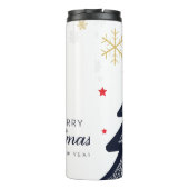 Vroege kerstkaart thermosbeker (Achterkant)