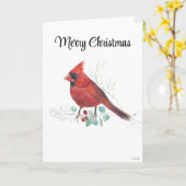 Vroege kerstkaartje kaart (Gele Bloem)