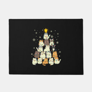 Vroege kerstkerstmis deurmat