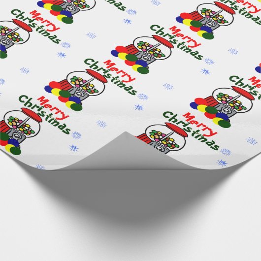 Vroege kerstparasols cadeaupapier (Hoek)