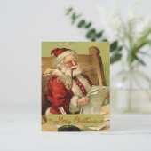 Vroege kerstseizoen met de kerstpijp feestdagenkaart (Staand voorkant)