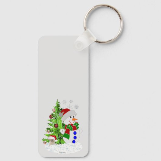 Vroege kerstsleutel sleutelhanger (Achterkant)