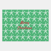Vroege kerststaarvis Multicolor Nautical Cute  Inpakpapier Vel (Voorkant 2)