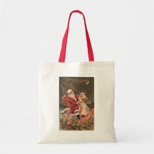 Vroege kersttas tote bag (Voorkant)