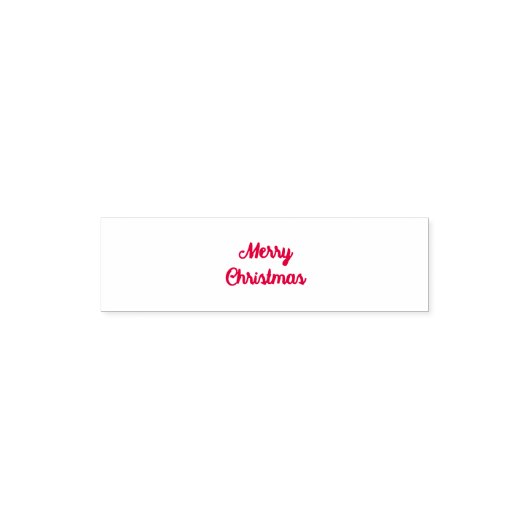 Vroege kersttekst zelfinktende stempel (Design)