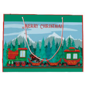 Vroege kersttrein groot cadeauzakje (Achterkant)