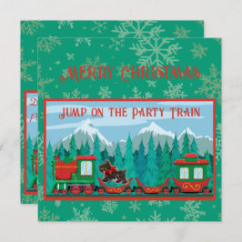 Vroege kersttrein kaart