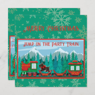 Vroege kersttrein kaart