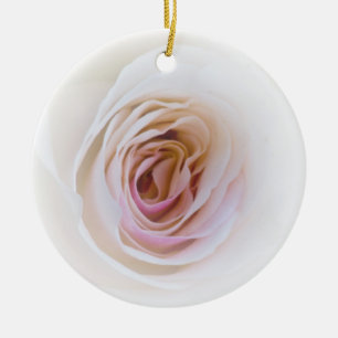 Vroege kerstversiering met Roos Keramisch Ornament