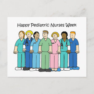 Vroege kinderverpleegkunde Week - oktober Briefkaart