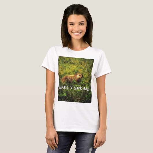 Vroege lente t-shirt (Voorkant volledig)