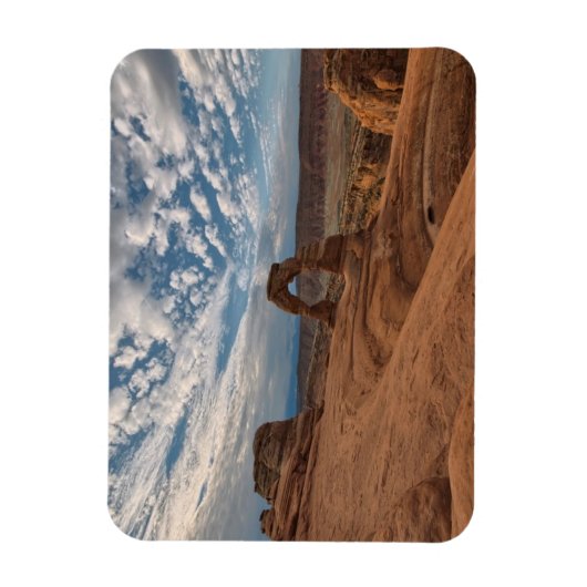Vroege ochtend in Delicate Arch Magneet (Verticaal)