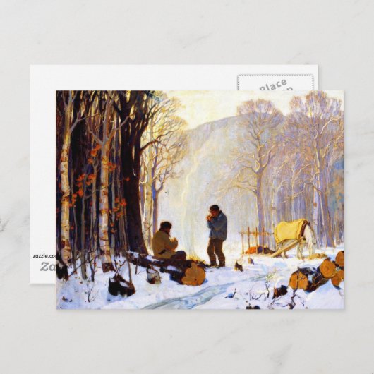 Vroege Ochtend in het Bos Briefkaart (Voorkant / Achterkant)