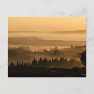 Vroege ochtendmist bijbelbus-aanmoedigingskaart kaart