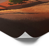 Vroege ochtendreis door de Gran Canyon. Poster (Hoek)