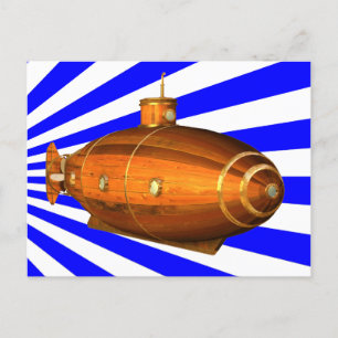 vroege onderzeeër briefkaart
