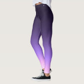 Vroege paarse zonsopgang leggings (Links)