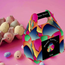 Vroege paasachtige Folie kleurrijke gradiënt 4 paa