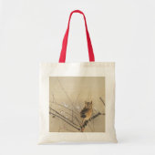 Vroege pruimbloesems van Nishimura Goun, Owl Tote Bag (Voorkant)