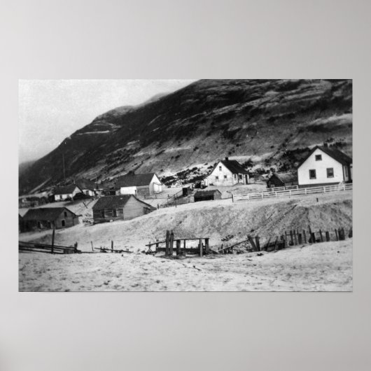 Vroege scène van Kodiak, Alaska-foto Poster (Voorkant)