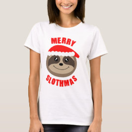 Vroege Slothmas met kerst T-Shirt
