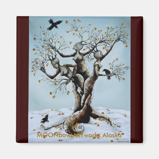 Vroege sneeuw magneet (Voorkant)