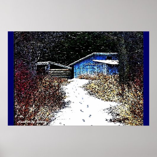 Vroege sneeuw poster (Voorkant)