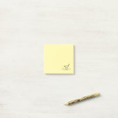 Vroege Vogel Penlijn Kunsttekening Post-it® Notes (Op bureau)