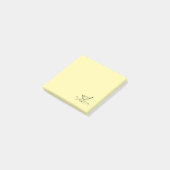 Vroege Vogel Penlijn Kunsttekening Post-it® Notes (Schuin)