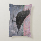 Vroege vogels 2008 decoratief kussen (Achterkant (Verticaal))