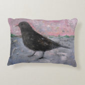 Vroege vogels 2008 decoratief kussen (Achterkant)