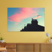 Vroege vogels canvas afdruk (Insitu (Woonkamer))