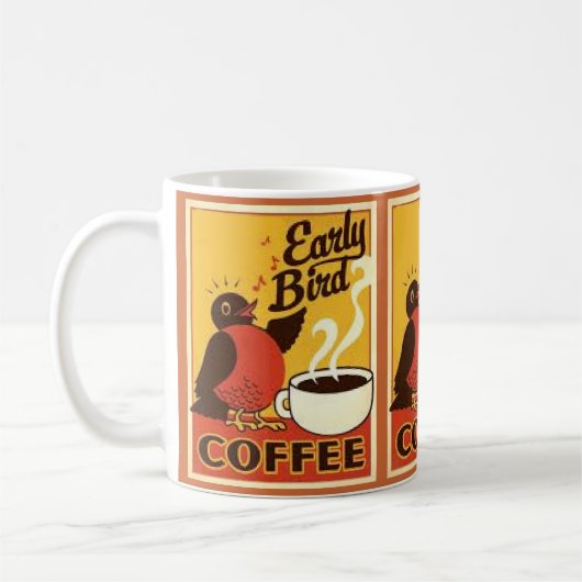 VROEGE VOGELS, FUNNY COFFEE MOK (Links)