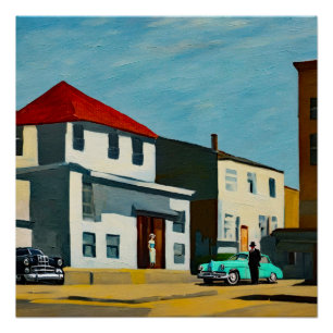 Vroege zondagochtend perfect poster