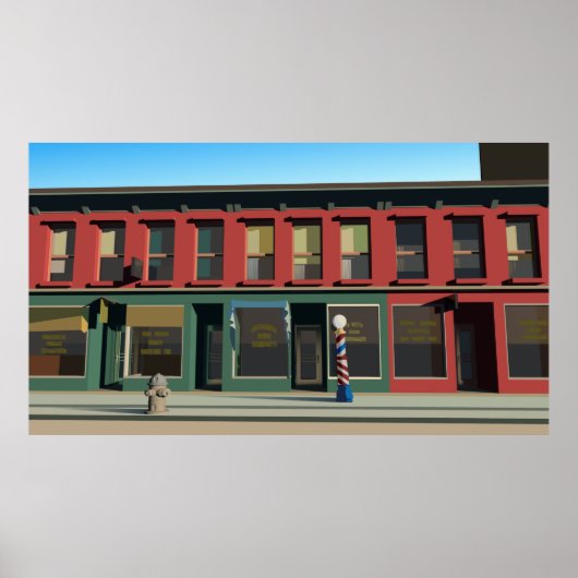 Vroege zondagochtend poster (Voorkant)