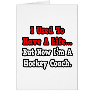 Vroeger had ik een Life...Hockey Coach