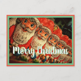 Vroeger kerstkerstkruising briefkaart