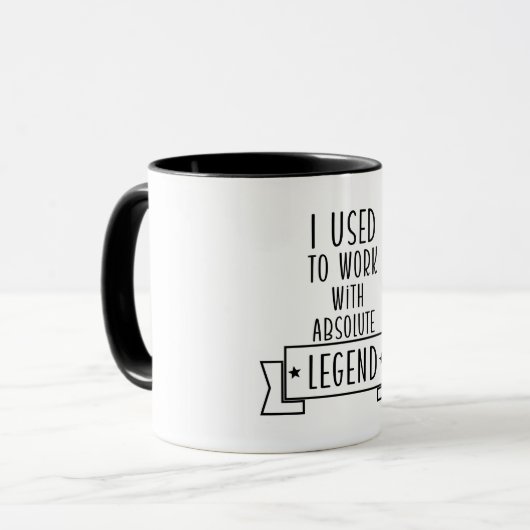 Vroeger werkte ik met Absolute Legends Mok (Voorkant links)