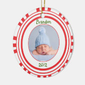 Vroegere Eerste Kerstmis Ornanment Keramisch Ornament (Links)