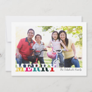 Vroegere en heldere front- en backfeestkaart feestdagenkaart