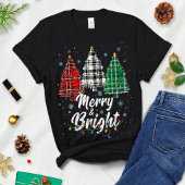 Vroegere en heldere kerstboom - Merry en Bright T-shirt