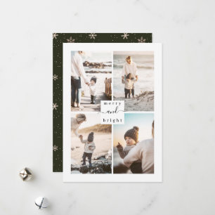 Vroegere en helderziende kerstkaart voor de modern