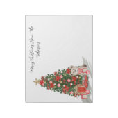 Vroegere kerstboom notitieblok (Gedraaid)