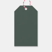 Vroegere kerstboomstructuur Aangepaste groet en na Cadeaulabel (Achterkant)