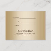 Vroegere kerstcadeaubonnen kortingskaartje (Achterkant)