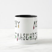 Vroegere kerstdecoratie Lettertype Mok (Midden)